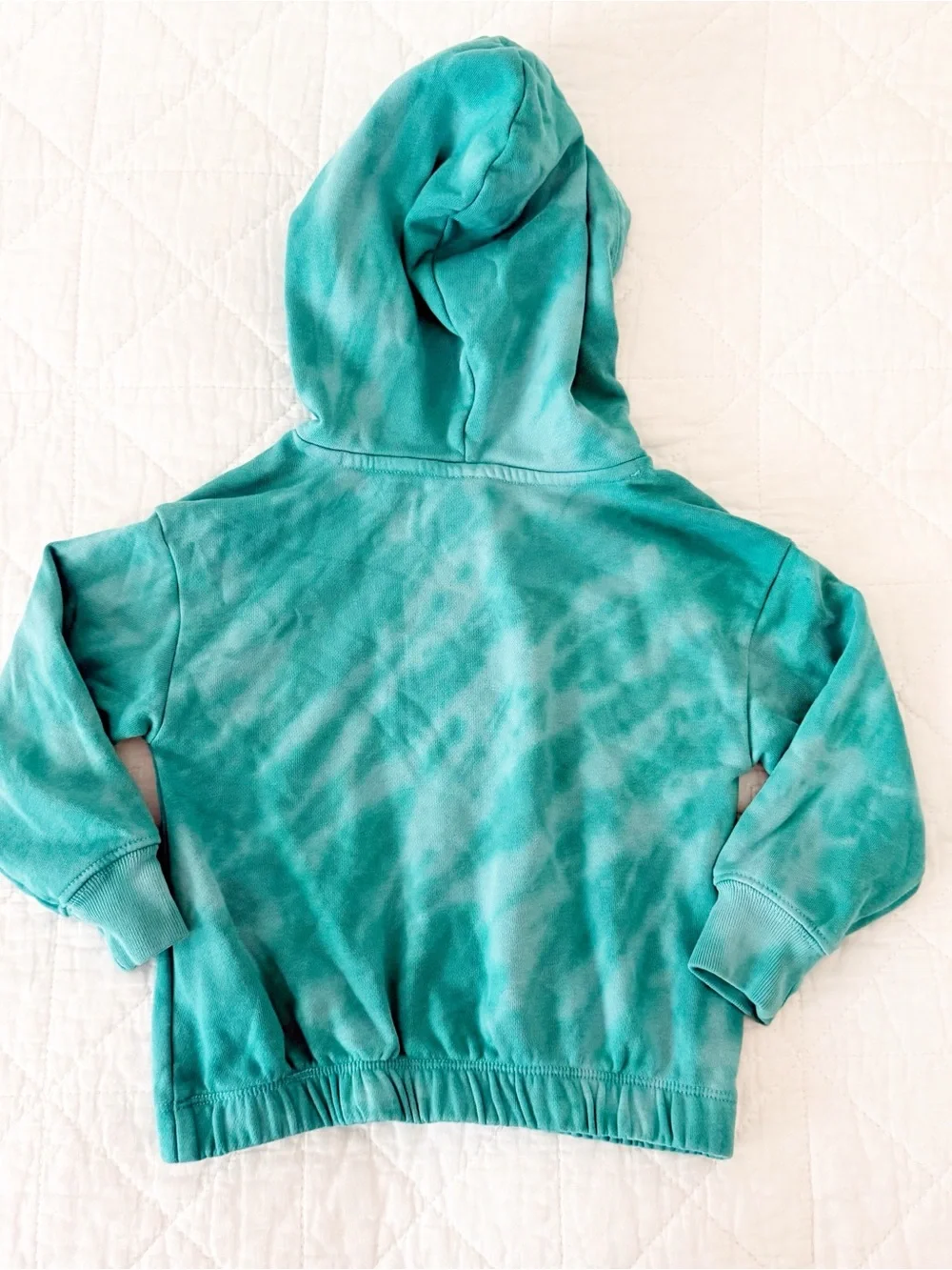 GAP 3T Kids Teal Tie-Dye Pullover Hoodie